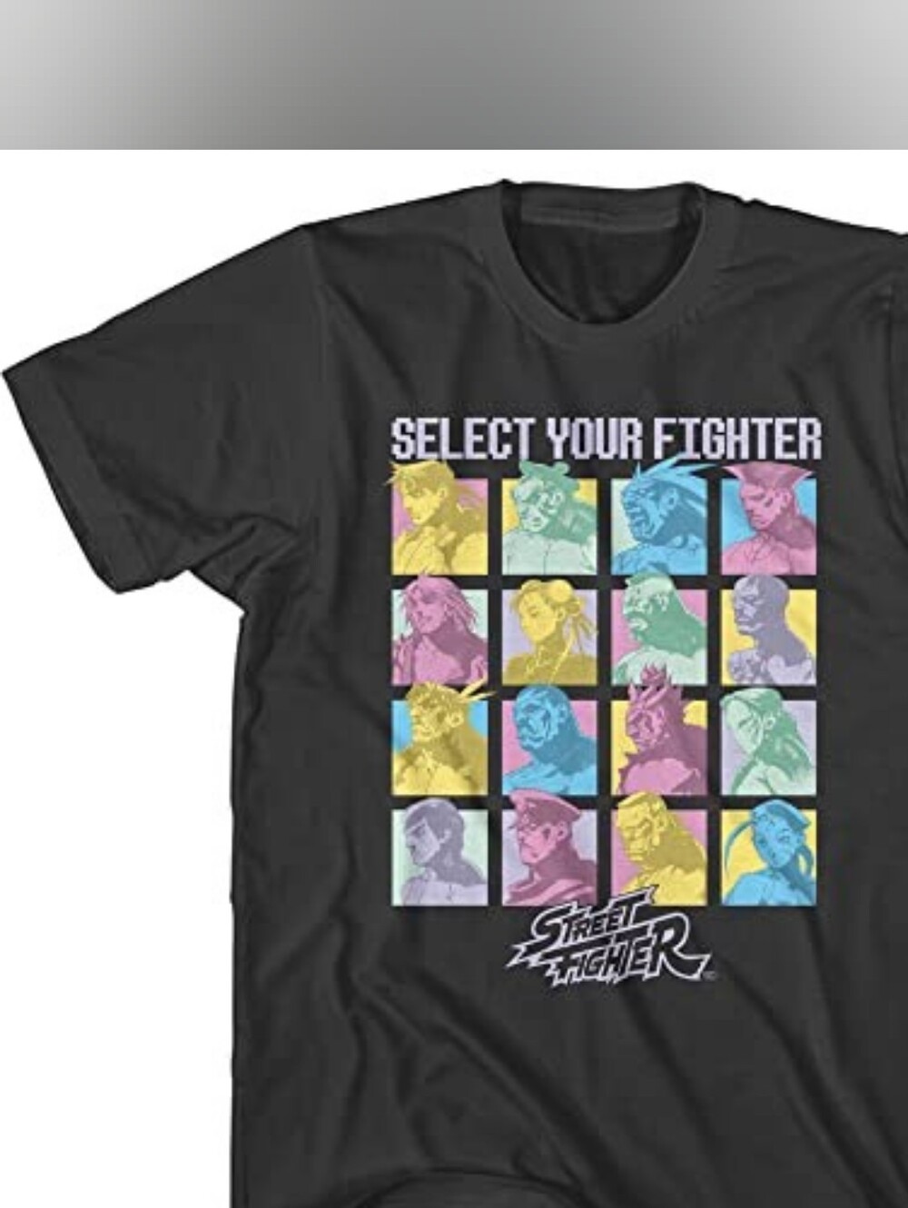 Street Fighter Select Your Player T Shirt